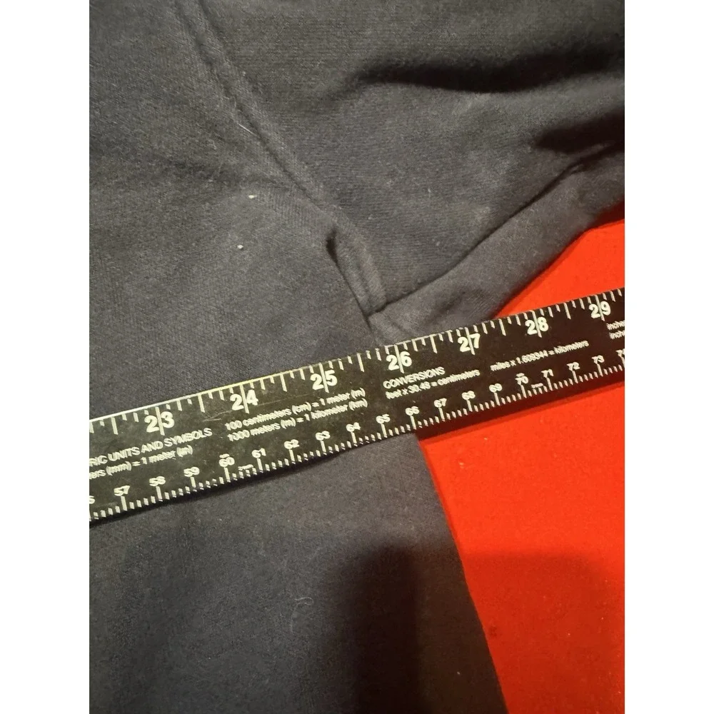 Disney Store Exclusive Mickey Mouse Zip Up Hoodie XXL Navy Back Graphic Y2k